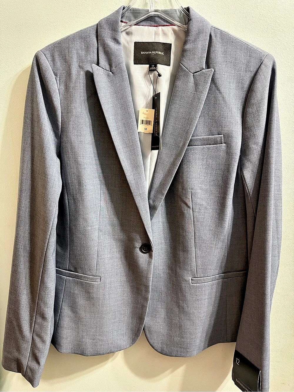 Banana Republic Gray Blazer NWT